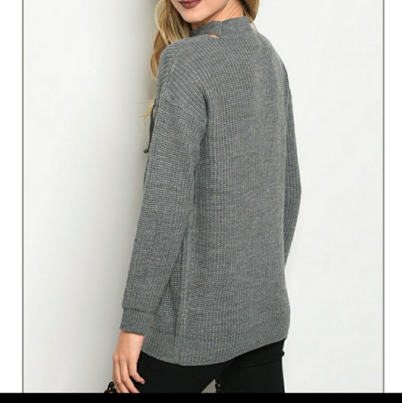 Lace up sweater - Picture 2 of 2